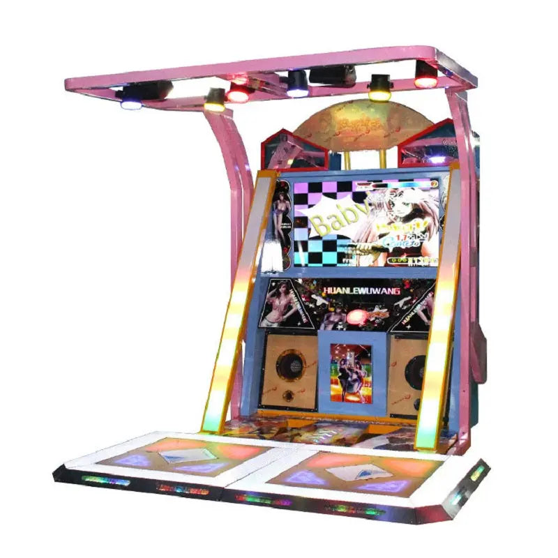 Huan-Wu-Shi-Ji-Dancing-machine-Amusement-Station-coin-operated-Video-Arcade-Music-games-Tomy-Arcade