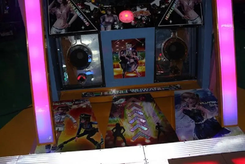 Huan-Wu-Shi-Ji-Dancing-machine-Amusement-Station-coin-operated-Video-Arcade-Music-games-Tomy-Arcade