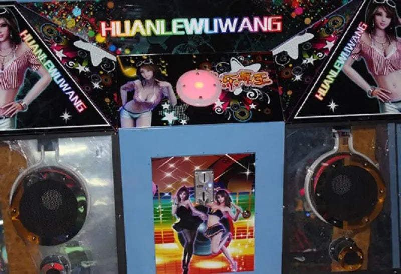 Huan-Wu-Shi-Ji-Dancing-machine-Amusement-Station-coin-operated-Video-Arcade-Music-games-Tomy-Arcade