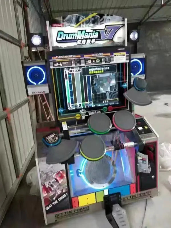 Arcade Mania Machine Drum Mania V7 Rhythm Games Retro KONAMI music Arcade Game machine ...