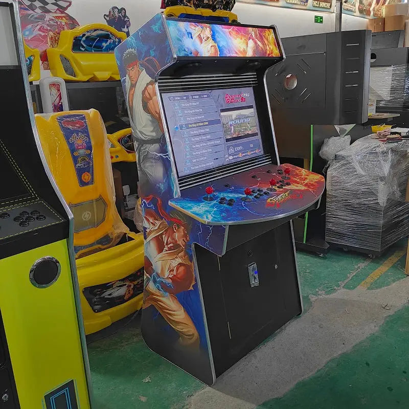 Street fighter Arcade Stand Wooden Cabinet Coin Operated Arcade 3188 In 1 pandoras box 9D  Game Machine Wooden Arcade