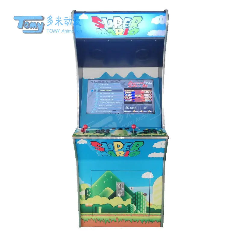 Mario Arcade Machine Side Super Mario Fighting Arcade game machine China Direct 26 inch LCD ...