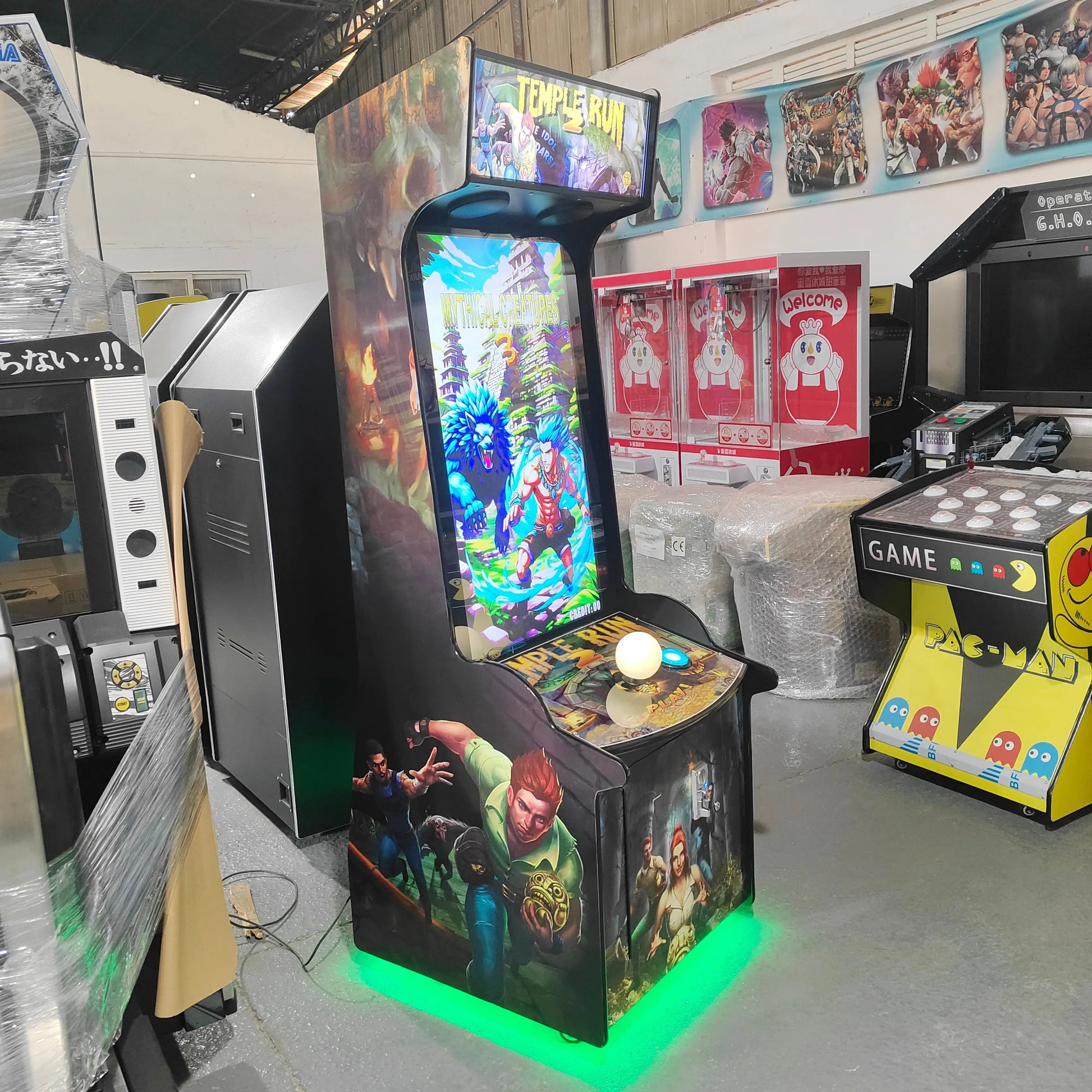 Temple Run arcade game machine with 43 inch LCD arcade
