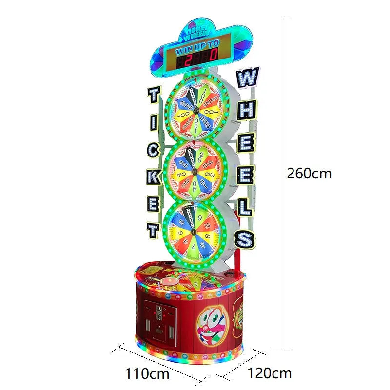 Arcade Raffle Ticket Machine Ticket Wheels Lottery Redemption arcade game machine – Tomy Arcade