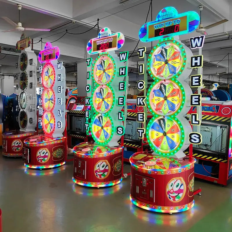 Ticket Wheels Lottery Redemption arcade game machine – Tomy Arcade