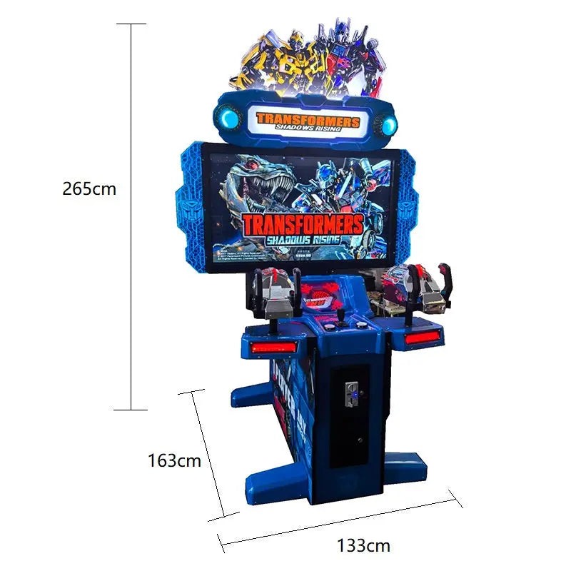 Transformer Shadows Rising shotting arcade game machine with 55 inch LCD shooting