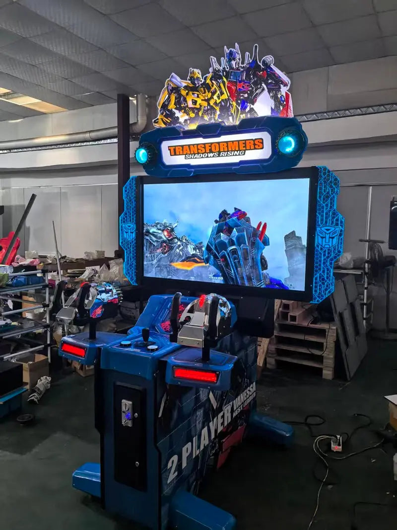 Transformer Shadows Rising shotting arcade game machine with 55 inch LCD shooting