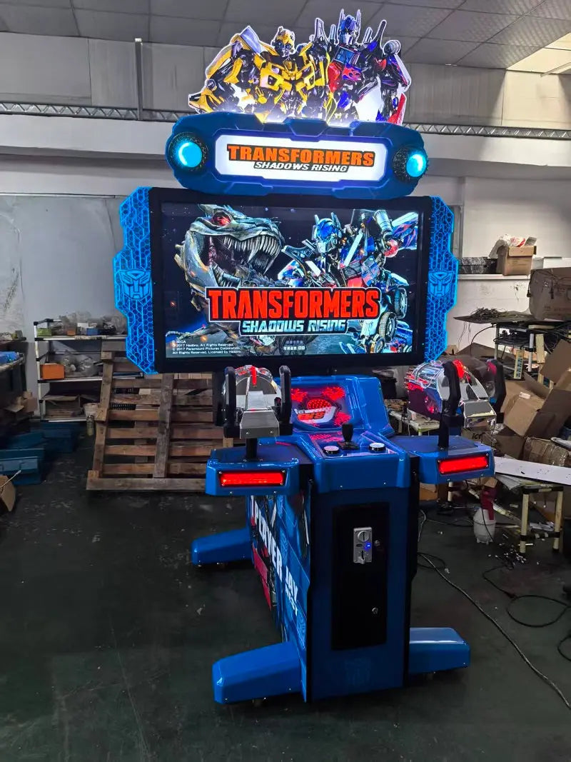 Transformer Shadows Rising shotting arcade game machine with 55 inch LCD shooting