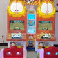 Garfield Karting Racing car game machine Coin Operated kids Video Arcade games for 2Players