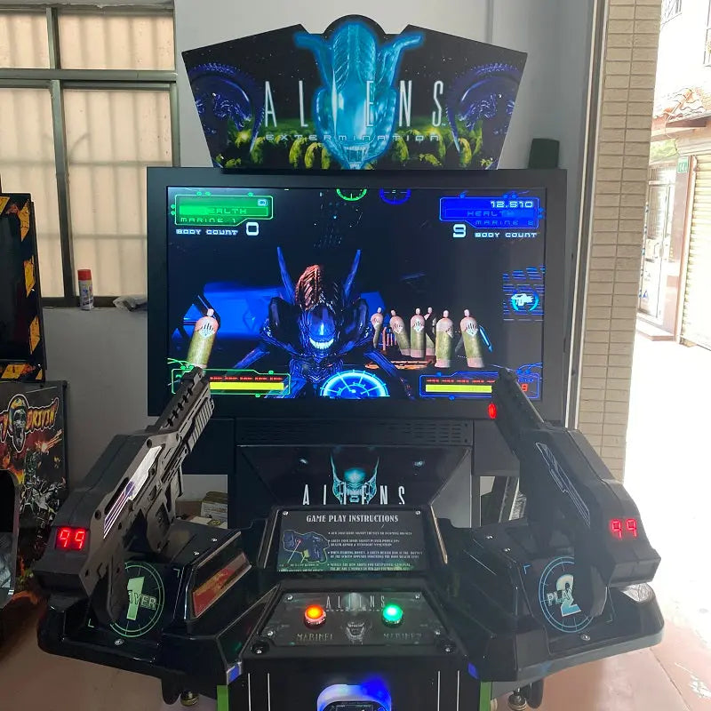 Retro Alien Shooting Arcade Game Aliens Armageddon Arcade Shooting