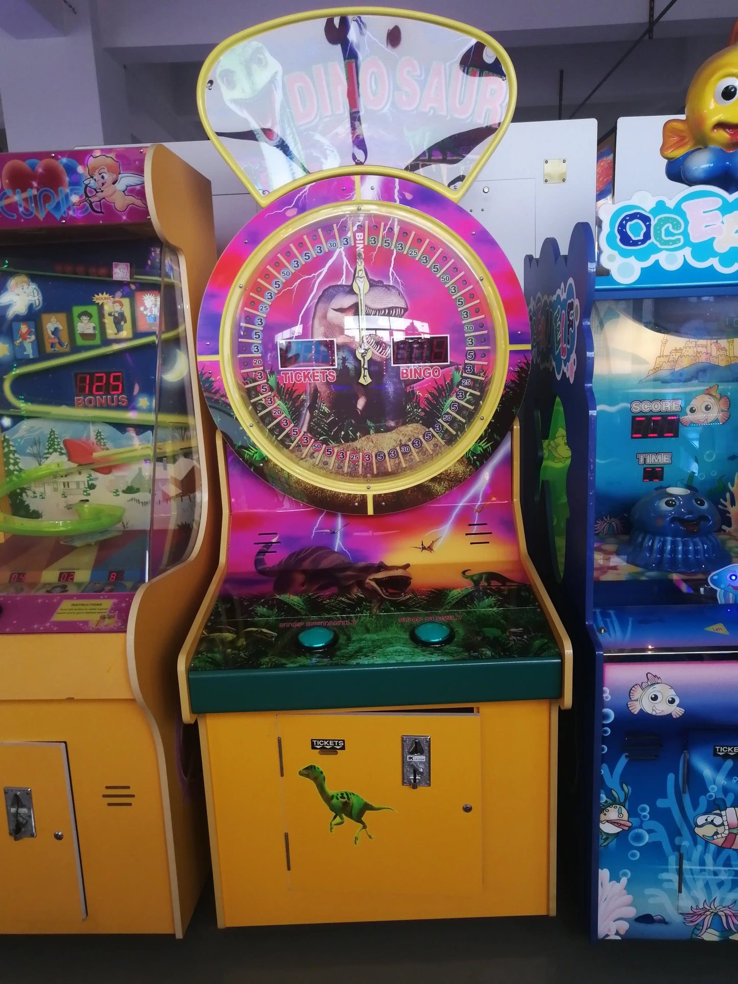 Dino-Saur-Lottery-Redemption-game-machine-Amusement-Coin-Operated-Ticket-Redemption-Electronic-games-Tomy-Arcade