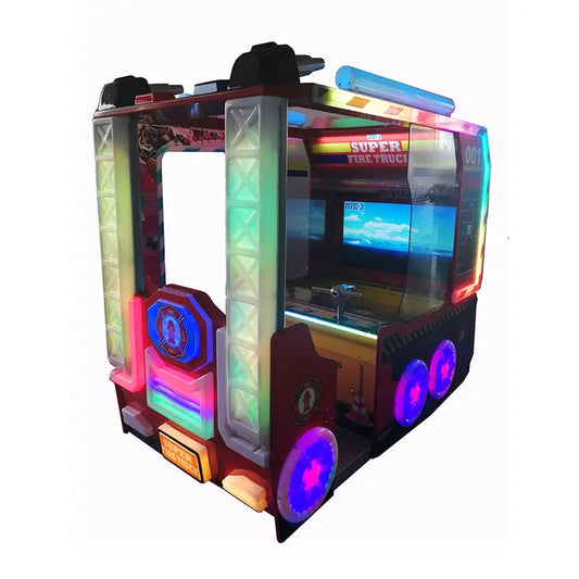 Fire-Truck-Water-shooting-game-machine-Amusement-Coin-Operated-Lottery-Ticket-Redemption-games-for-kids-Tomy-Arcade