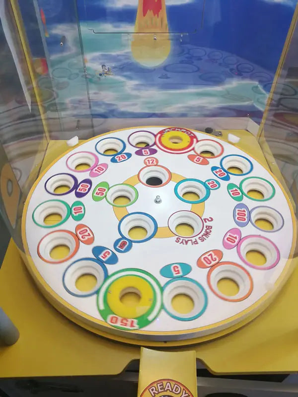 Hole-In-One-Slam-A-Winner-Amusement-Coin-Operated-Lottery-Ticket-Redemption-ocean-park-game-machine-Tomy-Arcade
