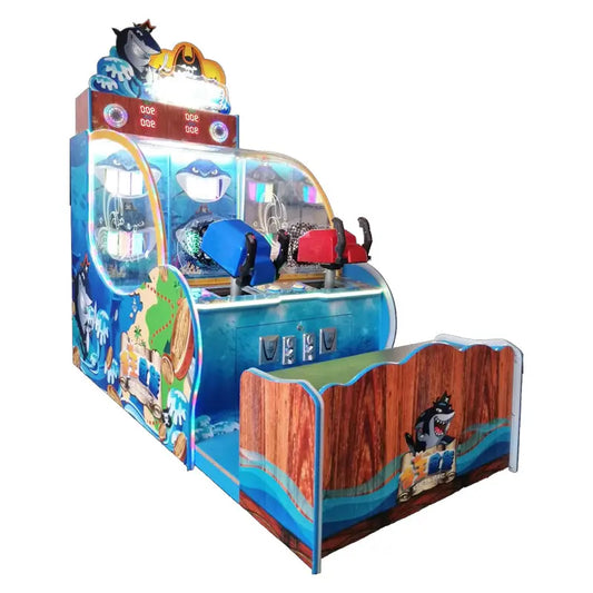 Shark-King-Shooting-ball-game-machine-Amusement-Coin-Operated-Electric-machinery-for-kids-Lottery-Ticket-Redemption-games-Tomy-Arcade