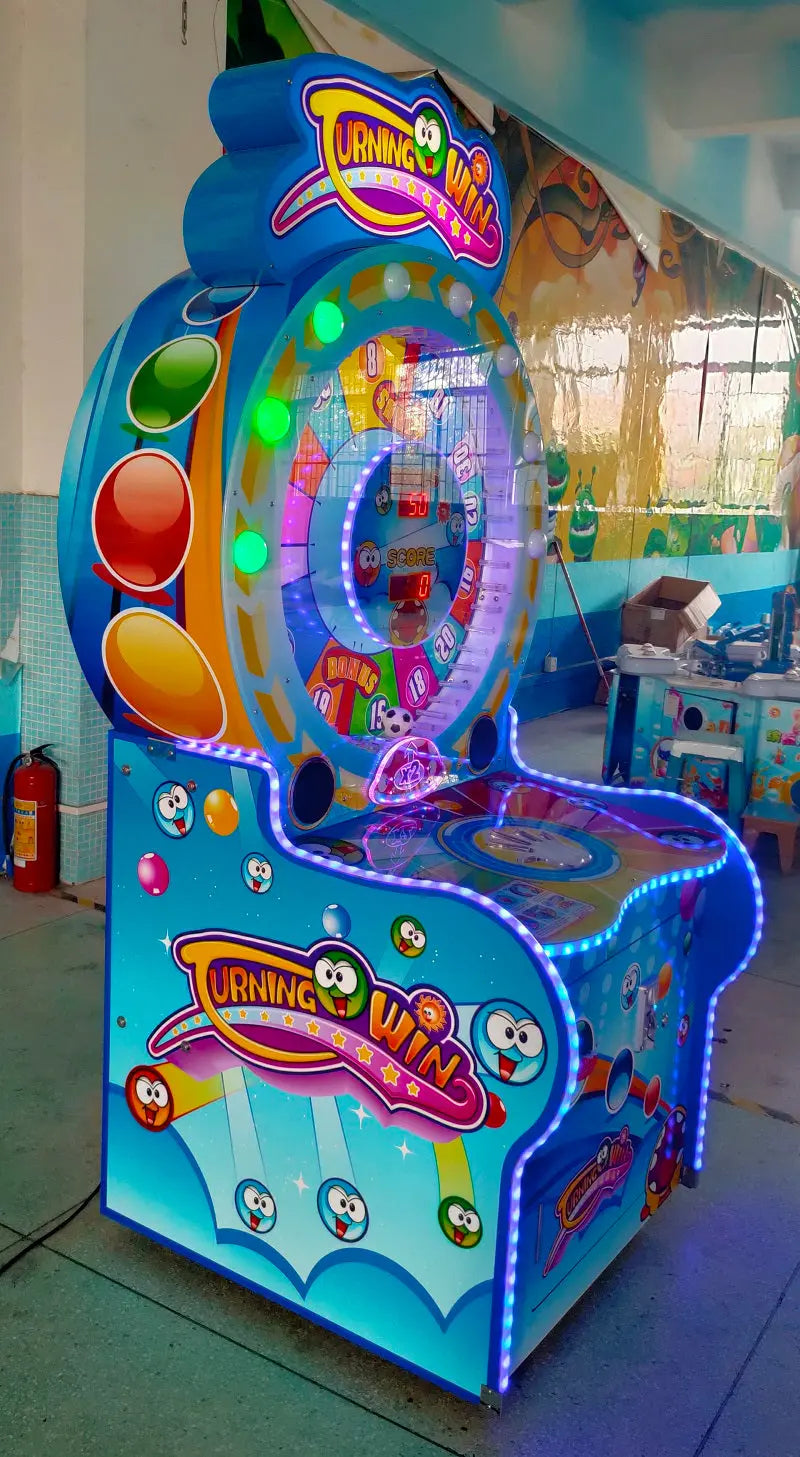 Urning-Win-2-Wheel-game-machine-Amusement-Coin-Operated-Lottery-Ticket-Redemption-games-Tomy-Arcade