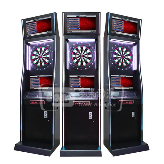 Coin-Operated-FEC-FFC-Dart-Amusement-Darts-Dartsbeat-Target-Shooting-Sports-Target-Arcade-Game-Machine-Tomy-Arcade