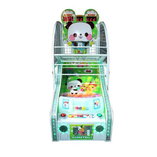 Panda-basketball-sport-game-machine-Amusement-Coin-operated-for-children-Tomy-Arcade