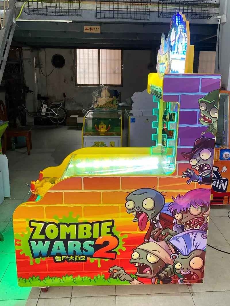 Zombie Wars 2 shooting ball Amusement Equipment arcade kids games