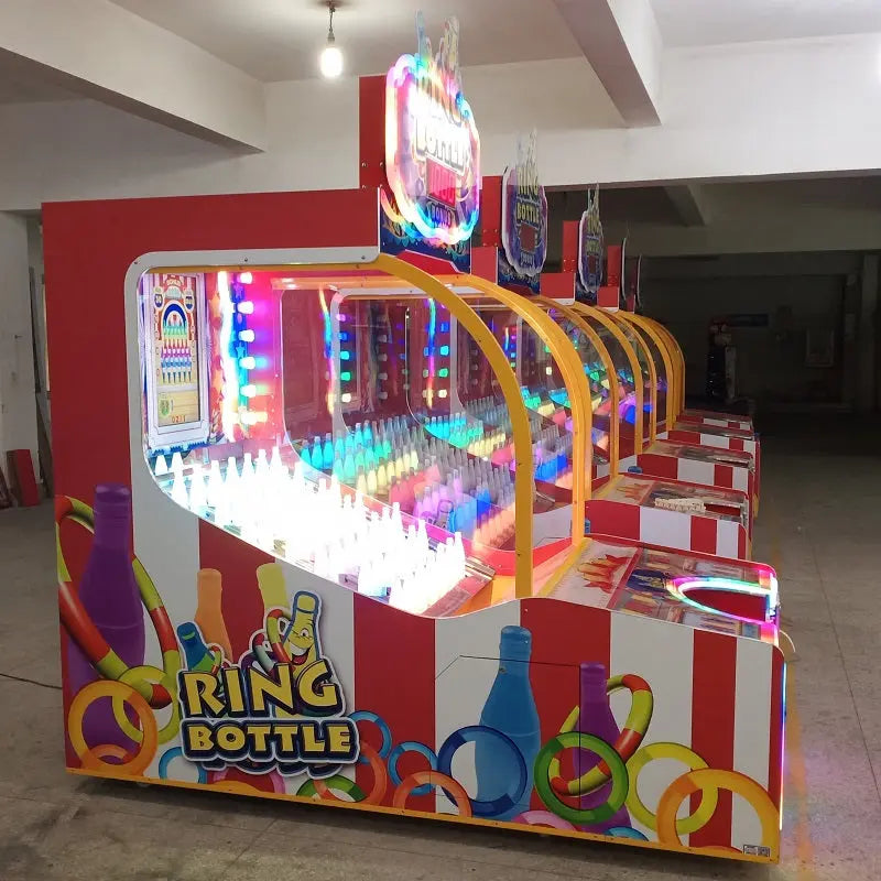 Ring-bottle-Lottey-redemption-game-machine-Arcade-Manufacturer-Light-up-Ring-Toss-Electric-Machines-Throwing-Rings-Skill-Win-Ticket-games-Tomy-Arcade