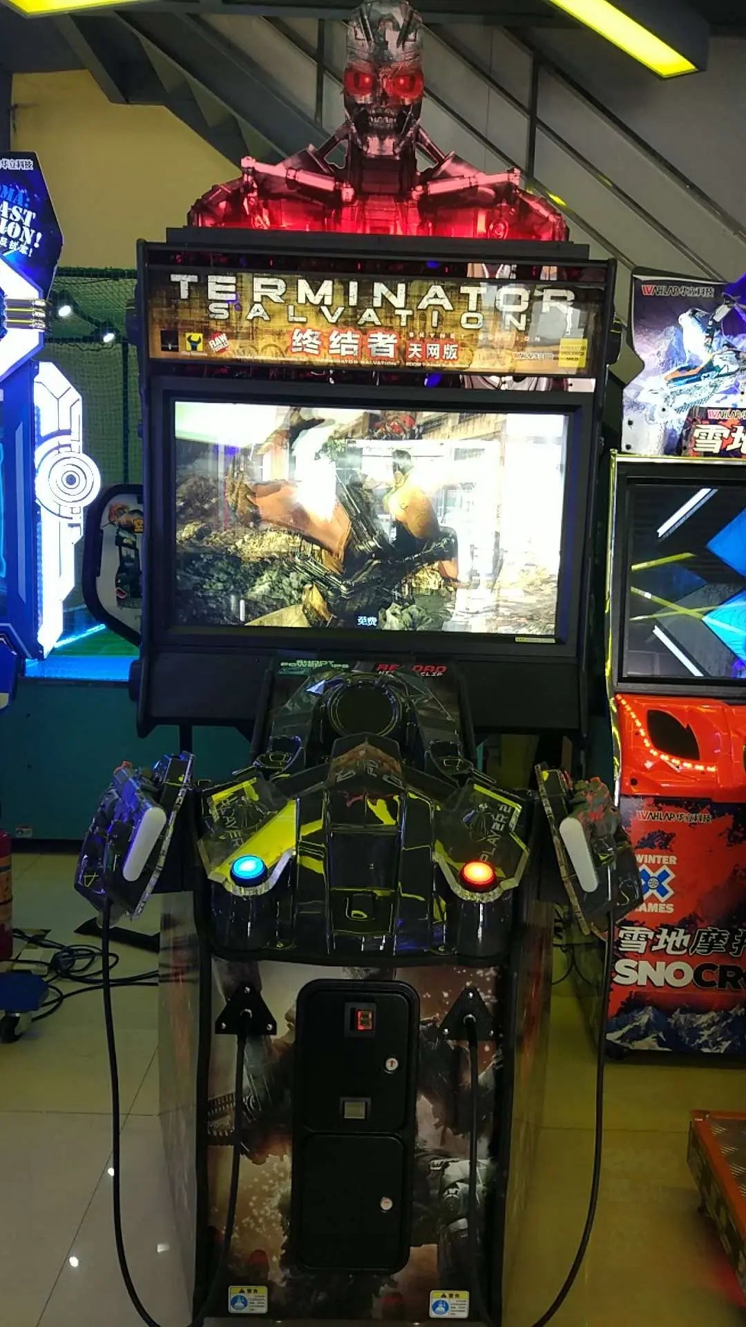 Terminator Salvation Shooting arcade game machine Gun Shooter games