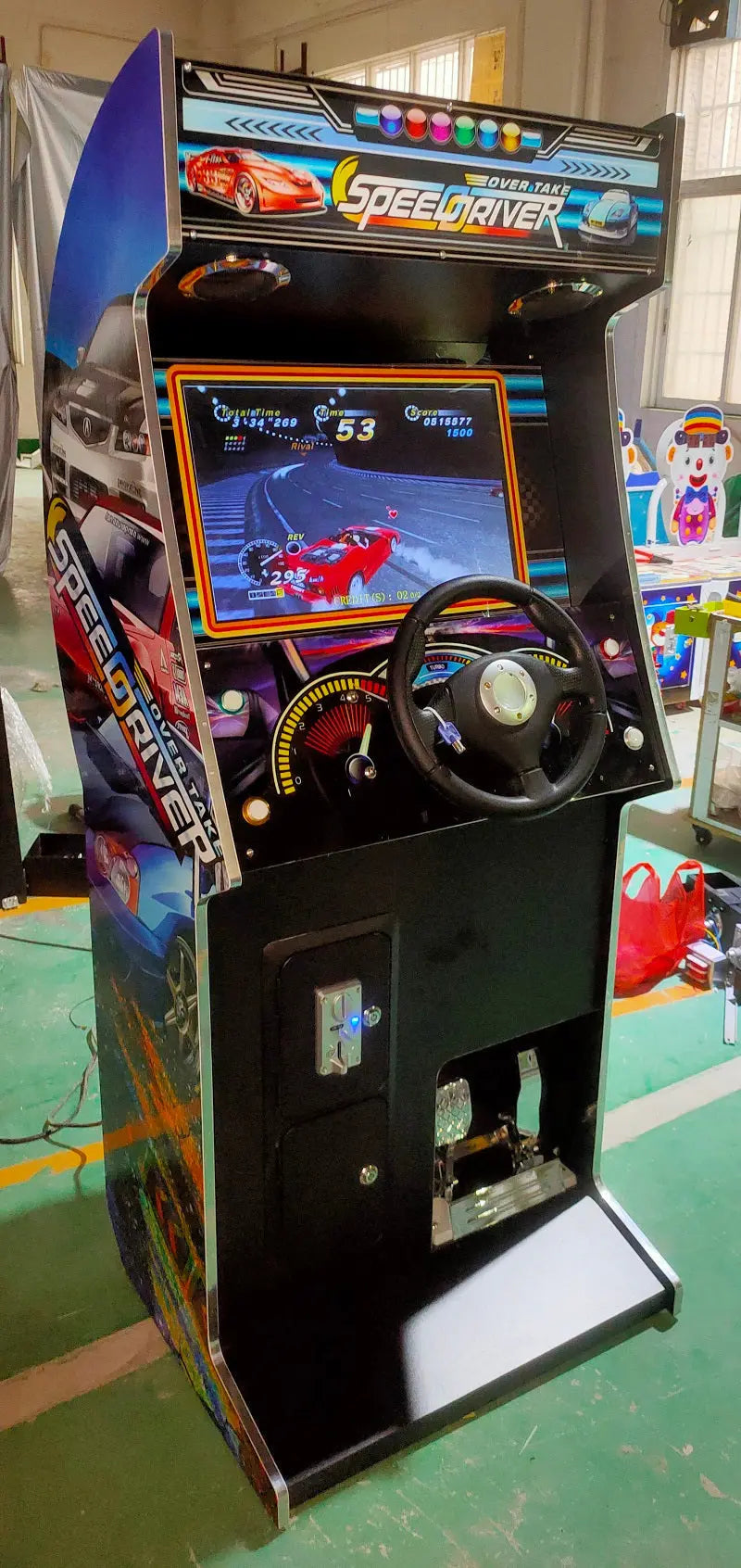 Upright-Outrun-Car-Race-Cabinet-Classic-Connection-Simulator-Spee-River-Classic-Arcade-Game-Machine-Tomy Arcade