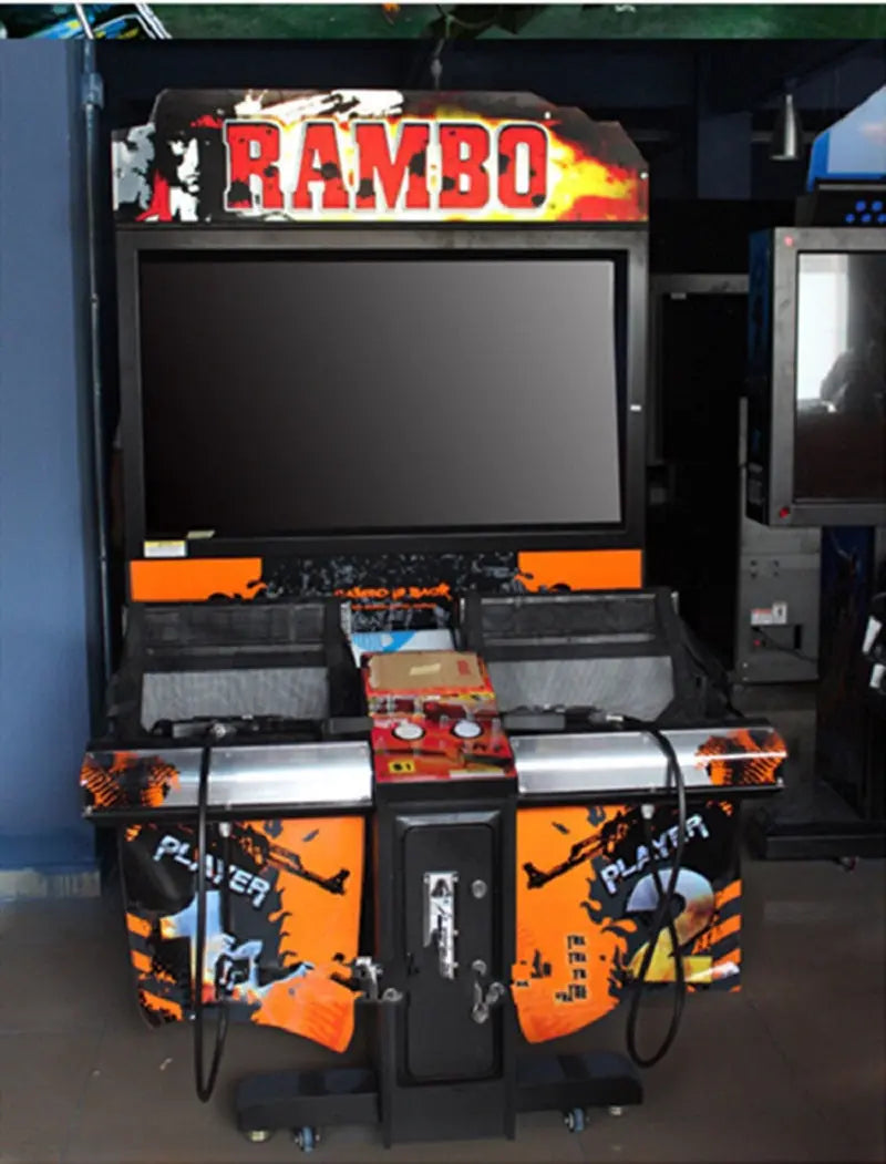 RAMBO Arcade Video shooting Game machine Classic Upright Cabinet