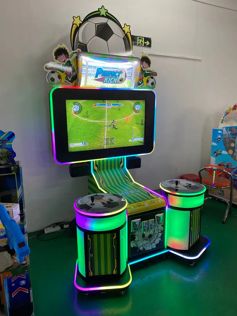 Perfect-Kick-Cabinet-Game-Machine-Coin-Operated-video-Arcade-games-Tomy-Arcade
