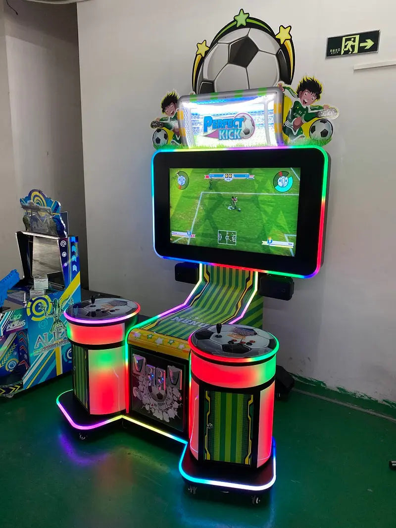 Perfect-Kick-Cabinet-Game-Machine-Coin-Operated-video-Arcade-games-Tomy-Arcade