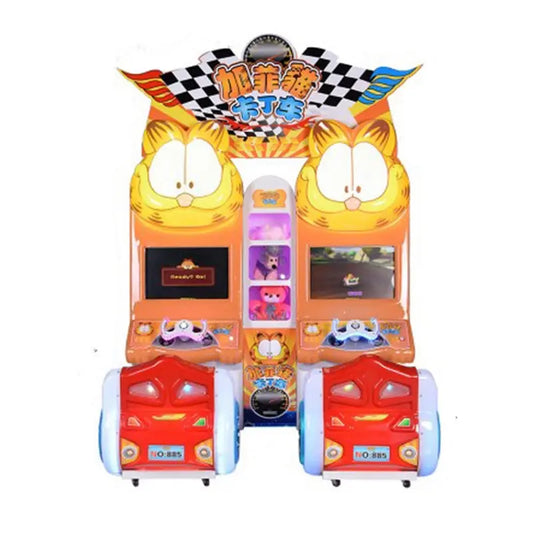 Garfield-Karting-Racing-car-game-machine-Coin-Operated-kids-Video-Arcade-games-for-2-Players-Tomy Arcade