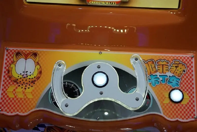 Garfield-Karting-Racing-car-game-machine-Coin-Operated-kids-Video-Arcade-games-for-2-Players-Tomy Arcade