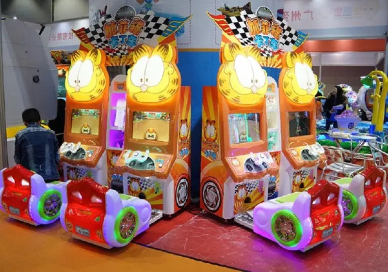 Garfield-Karting-Racing-car-game-machine-Coin-Operated-kids-Video-Arcade-games-for-2-Players-Tomy Arcade