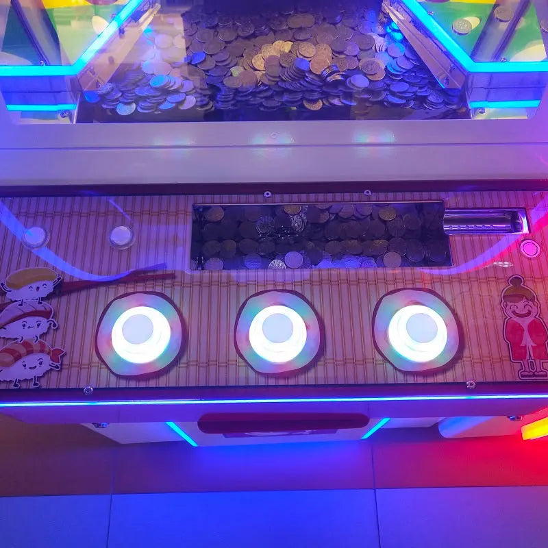 Sushi-park-Video-mechanical-Coin-Pusher-Amusement-Coin-Operated-Indoor-Lottery-Redemption-game-machine-tomy-arcade