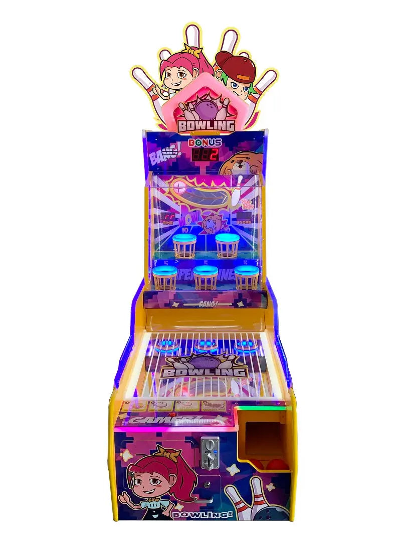 New-Bowling-Big-Dunk-single-Coin-operated-electronic-arcade-games-bowling-ball-game-machine-Tomy-Arcade