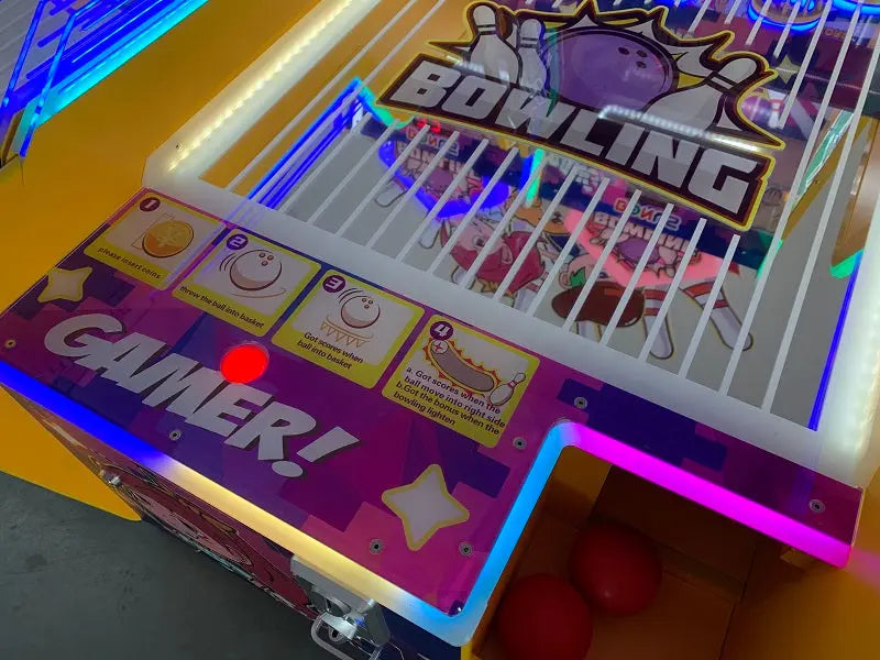 New-Bowling-Big-Dunk-single-Coin-operated-electronic-arcade-games-bowling-ball-game-machine-Tomy-Arcade
