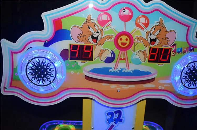 DOUBLE-PLAY-HAMSTER-game-machine-for-kids-coin-operated-Lottery-Ticket-Redemption-games-Tomy-Arcade