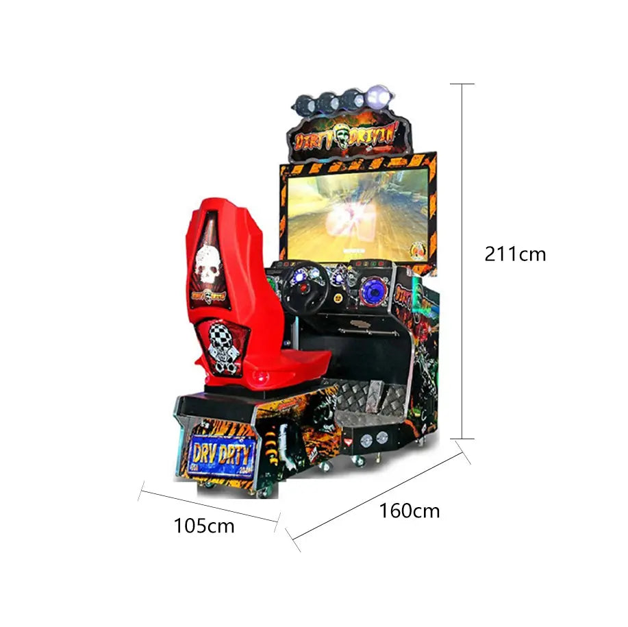 Dirty-Drivin-Racing-Driving-car-Simulator-Amusement-Coin-Operated-Arcade-games-Tomy-Arcade