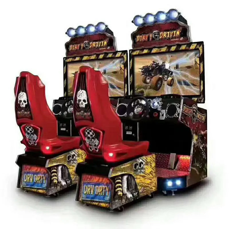 Dirty-Drivin-Racing-Driving-car-Simulator-Amusement-Coin-Operated-Arcade-games-Tomy-Arcade