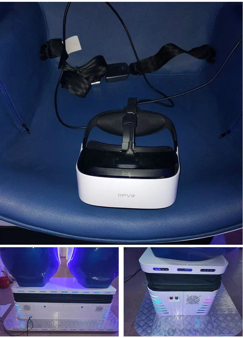 9D VR Egg chairs 2 players game machine-Guangzhou SQV Amusement