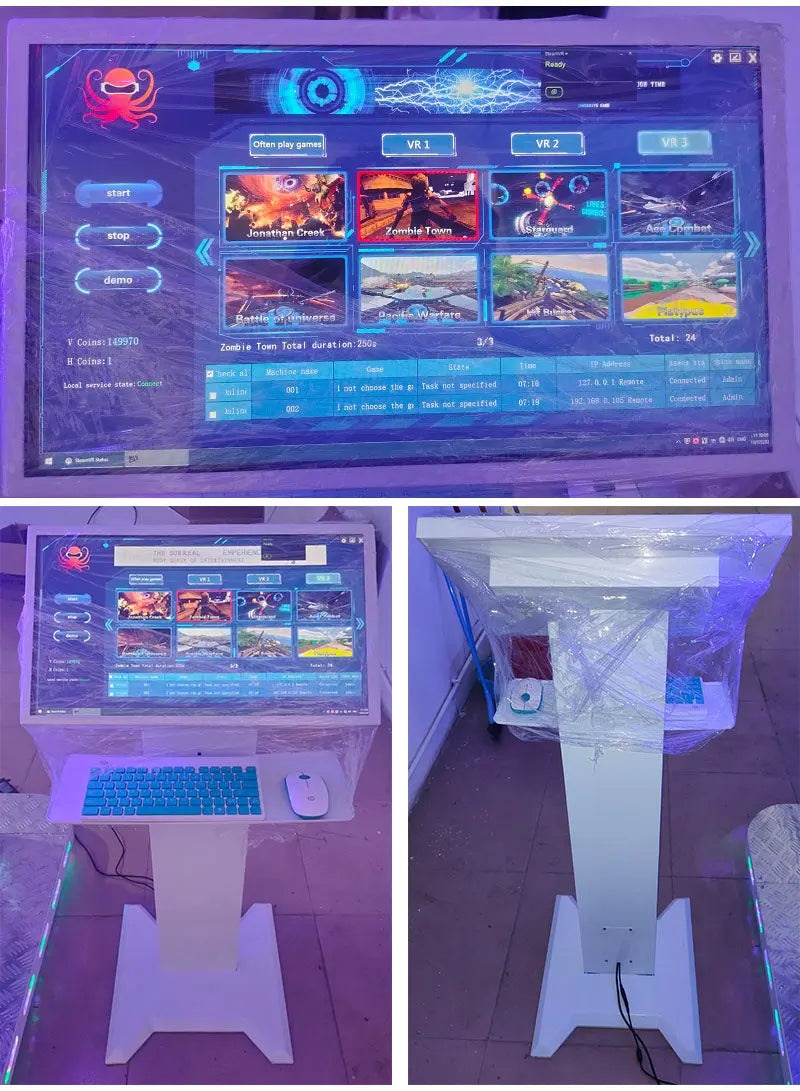 9D VR Egg chairs 2 players game machine-Guangzhou SQV Amusement