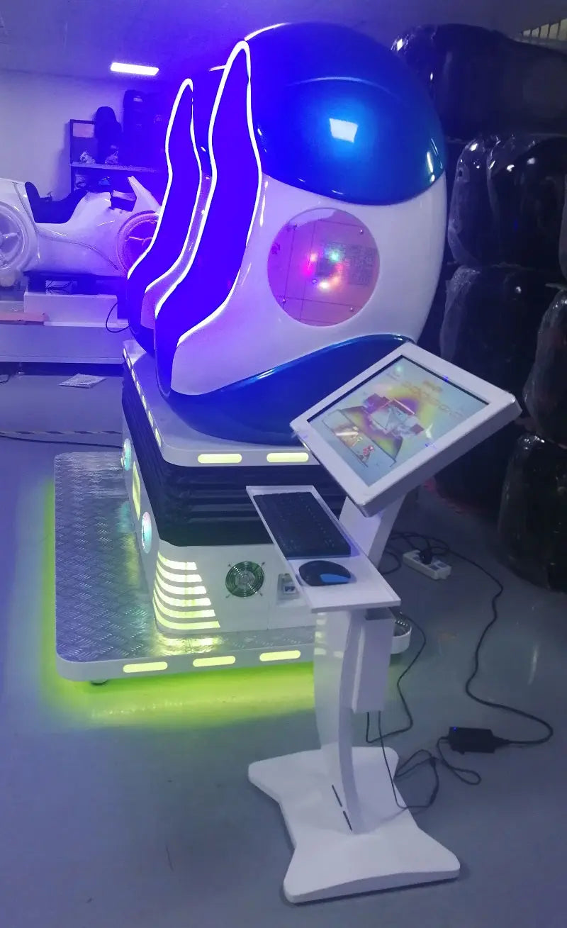 9D VR Egg chairs 2 players game machine-Guangzhou SQV Amusement