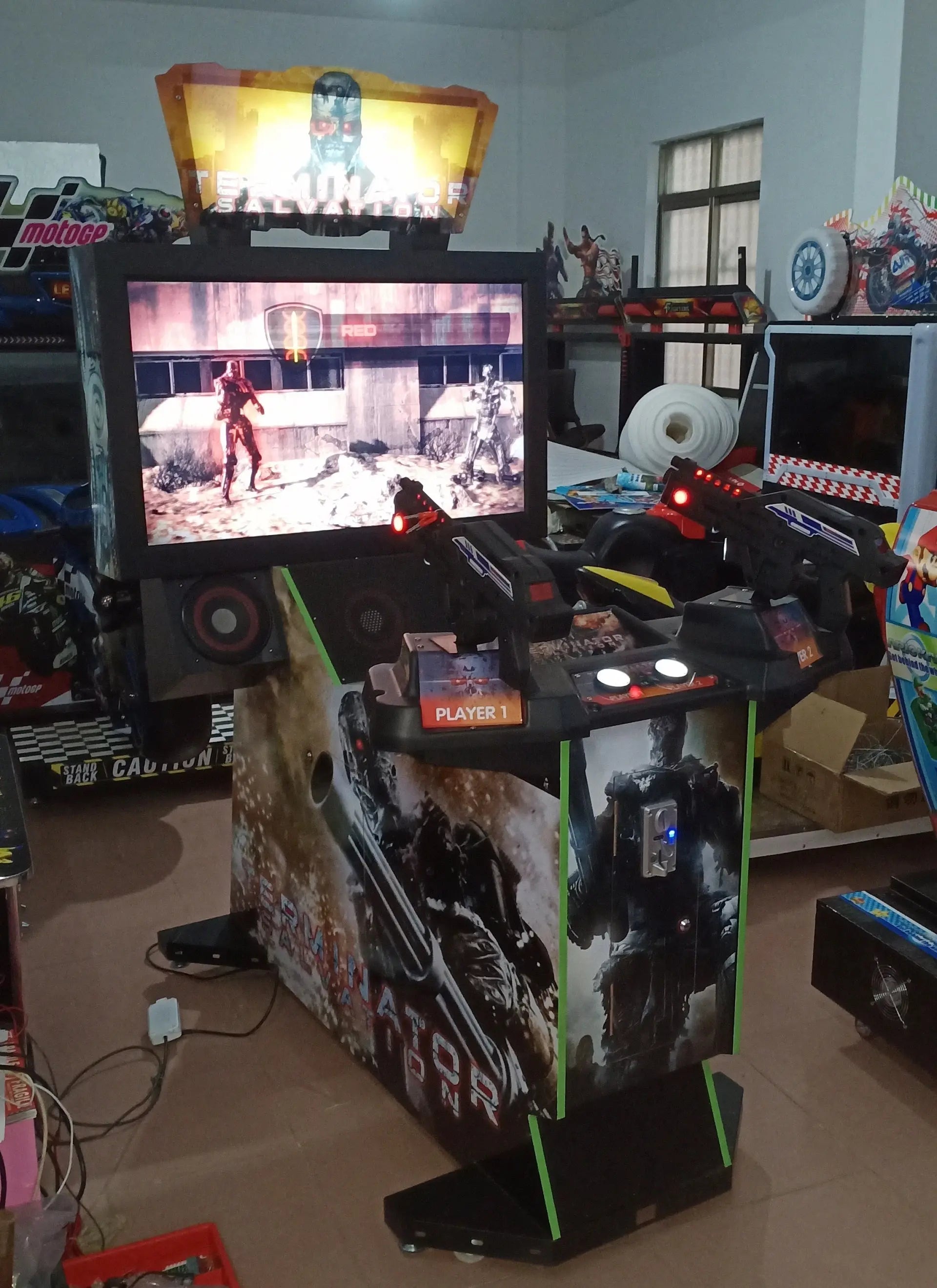Erminator-Salvation-Shooting-Gun-Game-Machine-Exciting-Amusement-Arcade-Video-Gun-Shooting-games-Tomy-Arcade