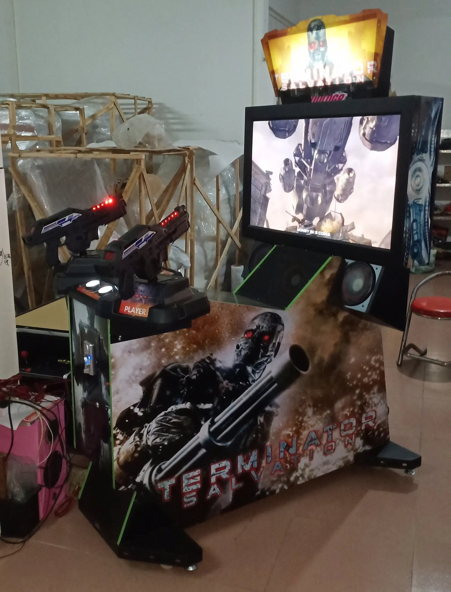 Erminator-Salvation-Shooting-Gun-Game-Machine-Exciting-Amusement-Arcade-Video-Gun-Shooting-games-Tomy-Arcade