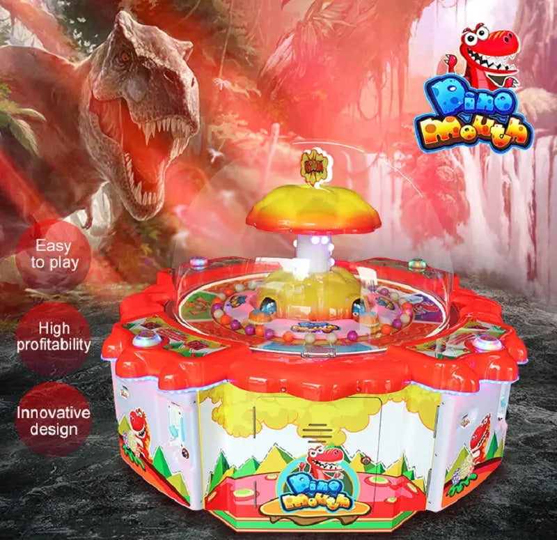 Dinosaur-Mouth-Lottery-redemption-game-machine-FEC-Kids-Coin-Operated-games-Tomy-Arcade