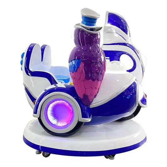 Preschool-playground-Parrot-Motorbike-machine-Fun-theme-park-rides-indoor-games-Tomy-Arcade