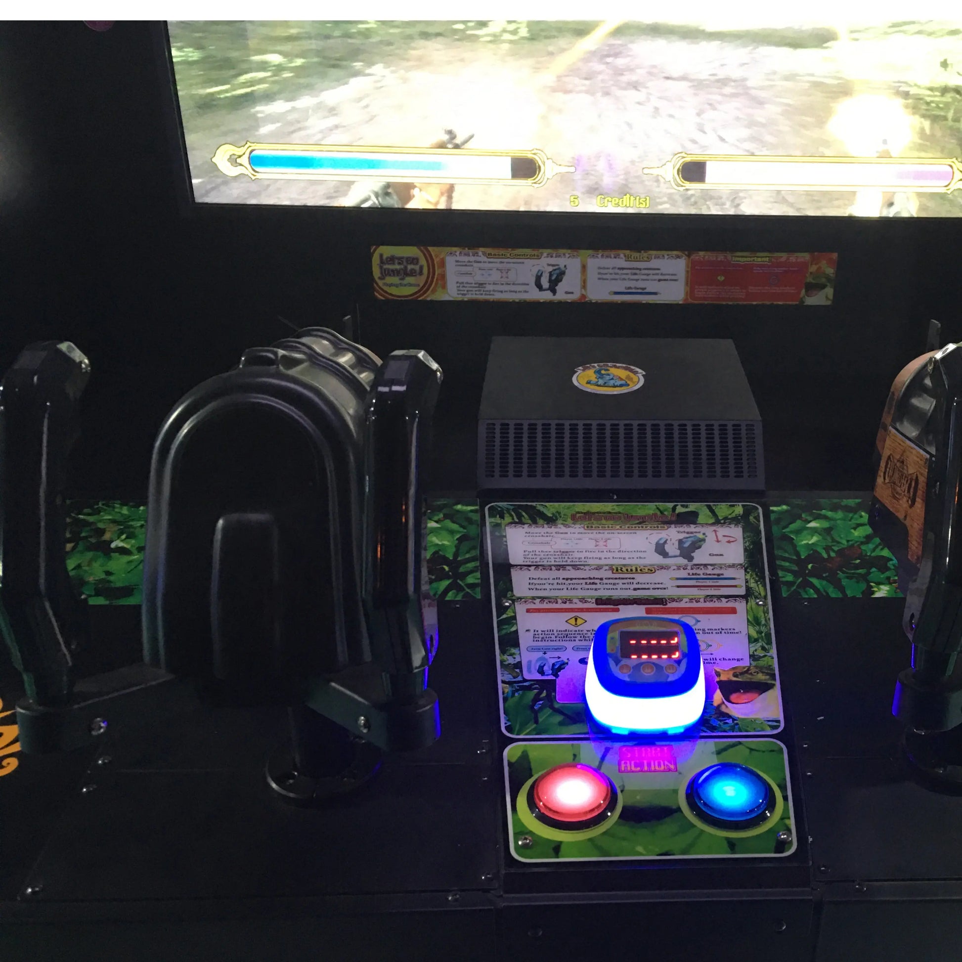 Coin Operated Let's Go Jungle Arcade Game 2 Players Shooting Game - China  Shooting Game Machine and Electronic Game Machine price