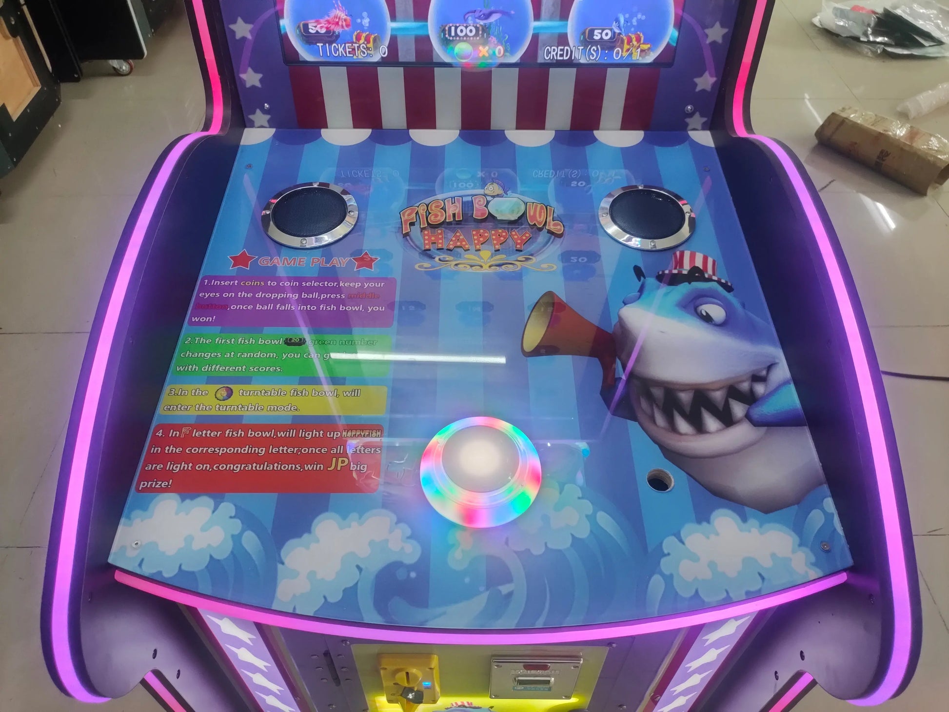 arcade fish box price Happy Fish Bowl Arcade game machine Video tickets redemption games – Tomy Arcade