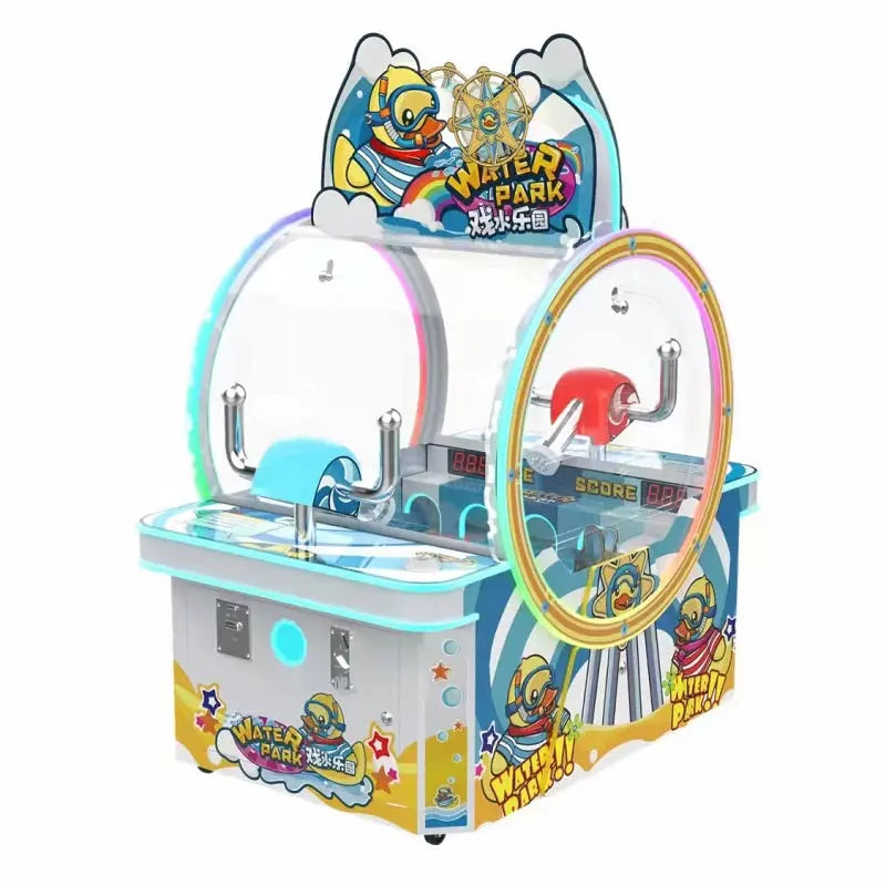 Water-Park-kids-Shooting-game-machine-High-Quality-Kids-Arcade-Interactive-Iceman-Tomy-Arcade-workshop-process