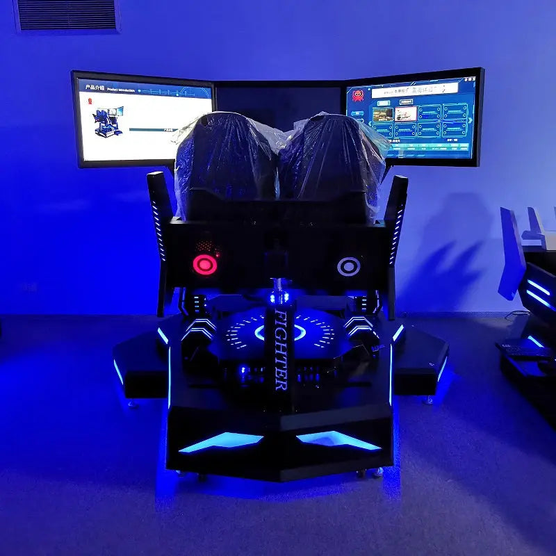 Three-screen-racing-car-Most-profitable-immersive-driving-simulator-virtual-reality-6-dof-dynamic-platform-Tomy-Arcade