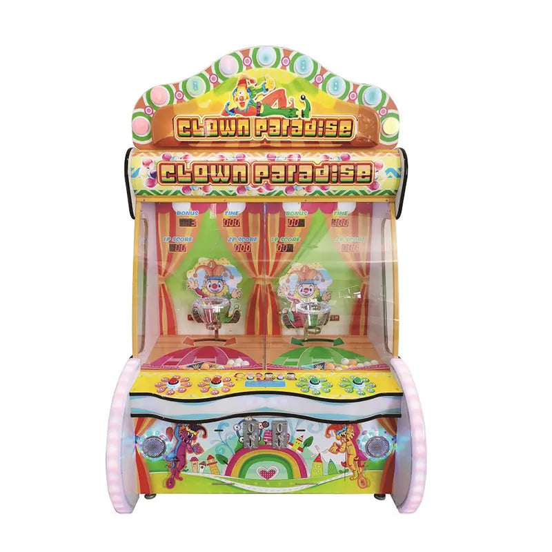 Clown Machine Activity Clown paradise Lottery Redemption game machine Jumping ball Games ...