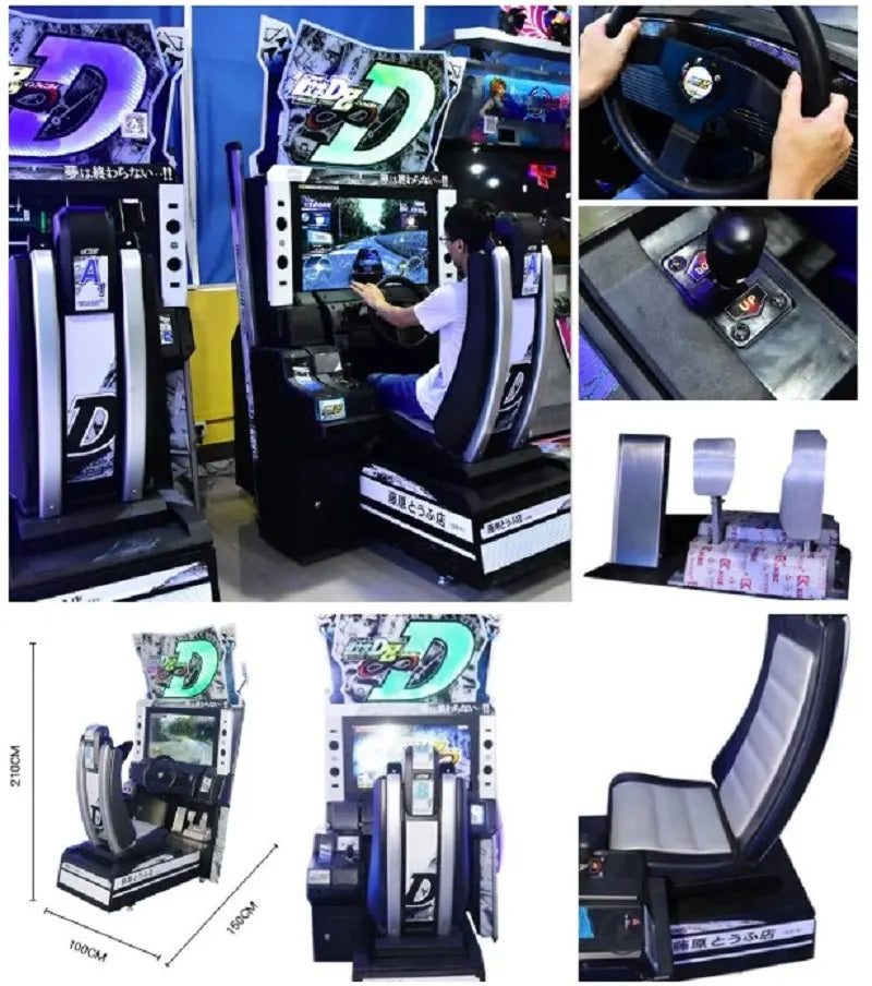 Initial-D-8-Racing-car-Hot-selling-Amusement-Coin-Operated-Video-racing-Game-machine-Tomy Arcade